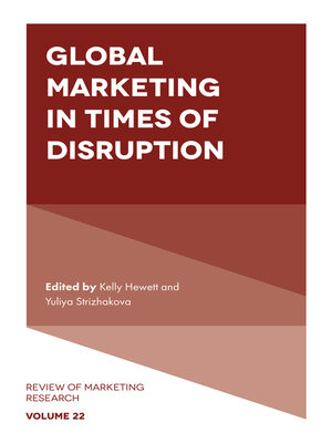 cover image of Global Marketing in Times of Disruption